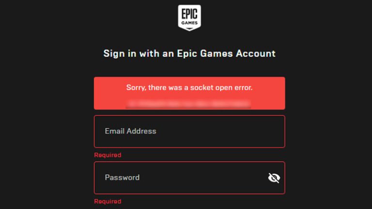 How To Fix Socket Open Error On Epic Games The Nerd Stash