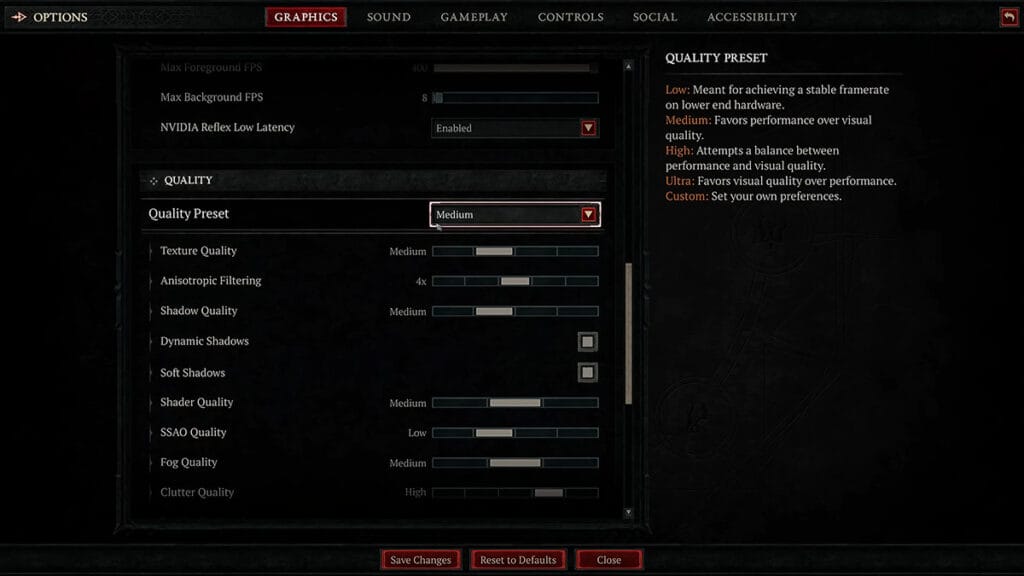 Best Settings For Diablo Pc For Fps And Performance