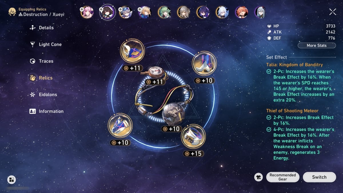 Best Build And Team Comp For Xueyi In Honkai Star Rail The Nerd Stash