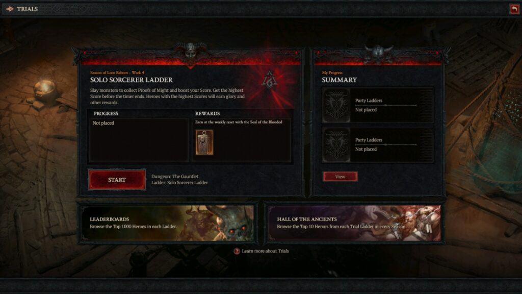 Diablo 4 Season 4 Gauntlet Guide How To Join The D4 Ladder Leaderboard