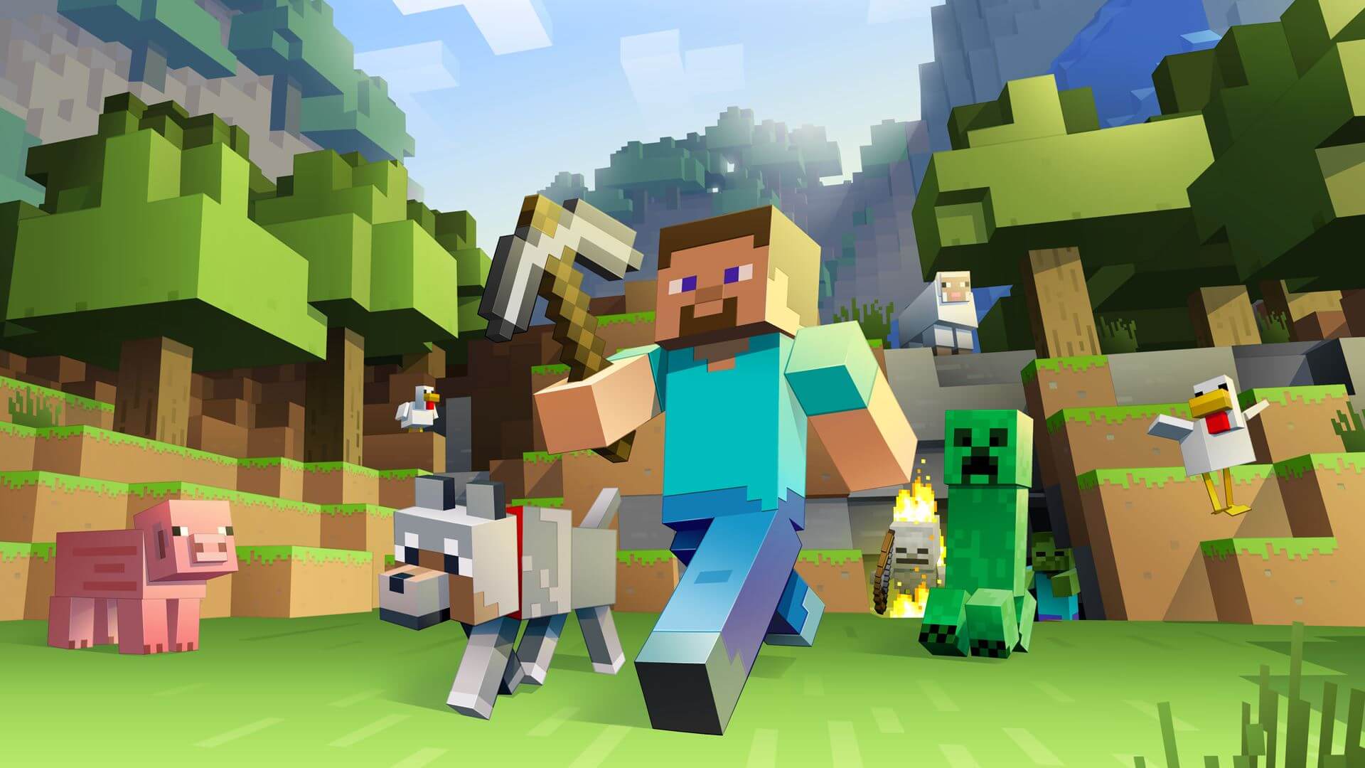 Minecraft Bedrock Update, Cross-Play Comes to PS4