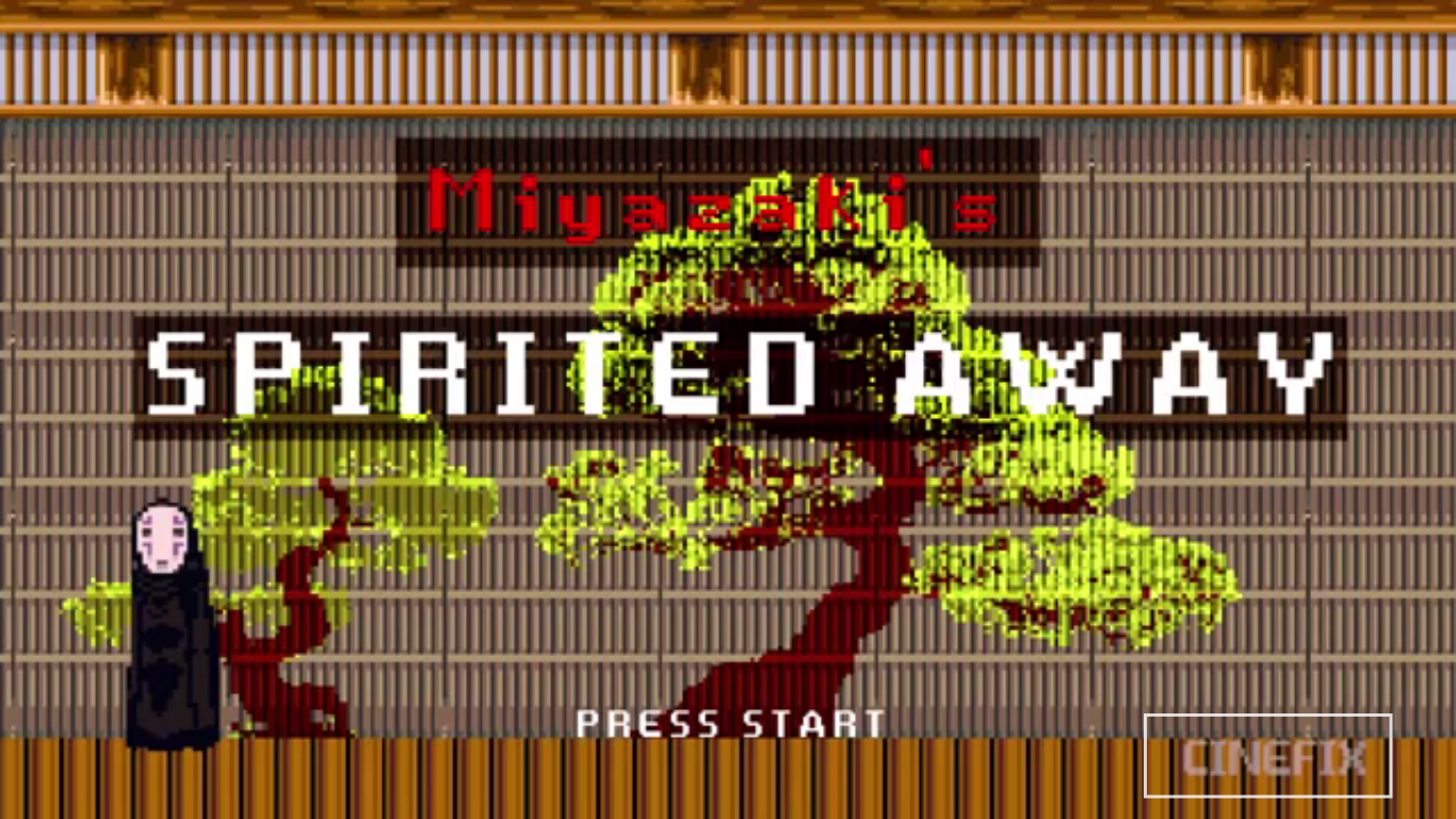 Spirited Away Reimagined as an 8-Bit Video Game