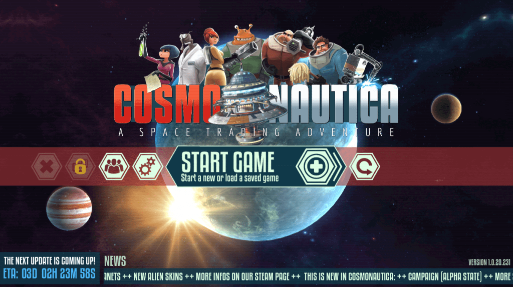 Cosmonautica promises a mix of Elite and The Sims gameplay