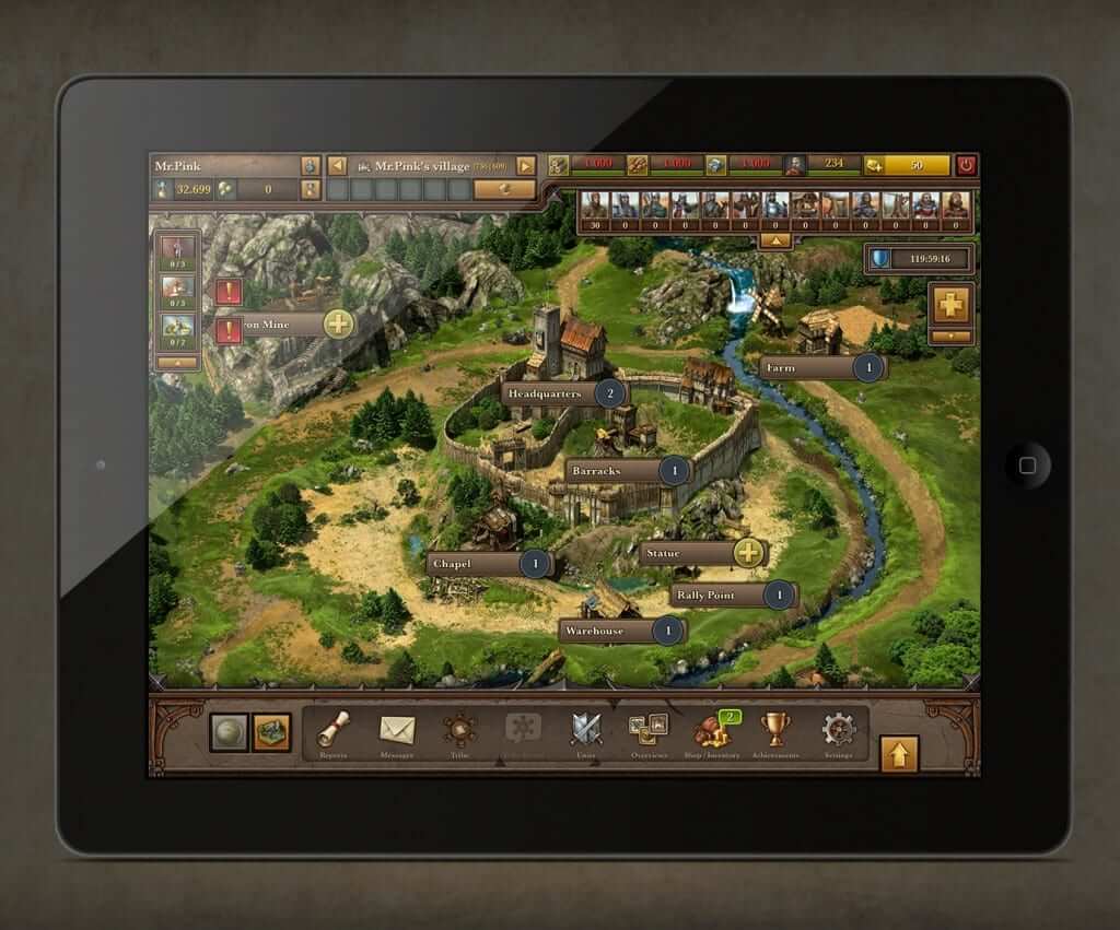 Tribal Wars 2 On iPad