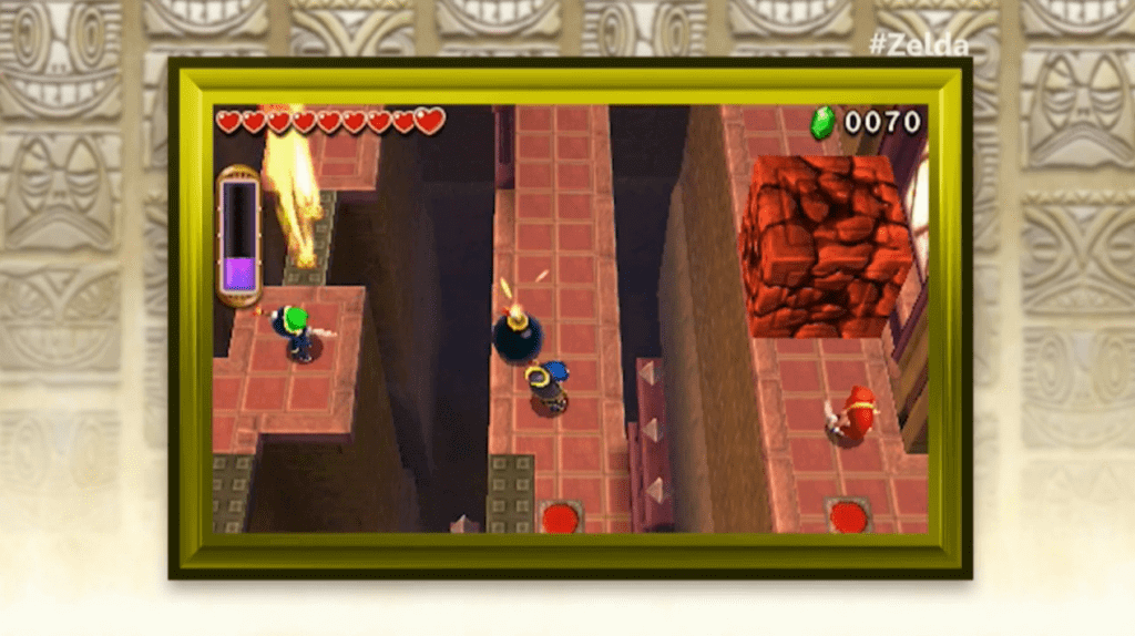 Tri Force Heroes lets players work together to solve puzzles