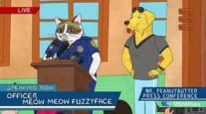 meow meow fuzzyface
