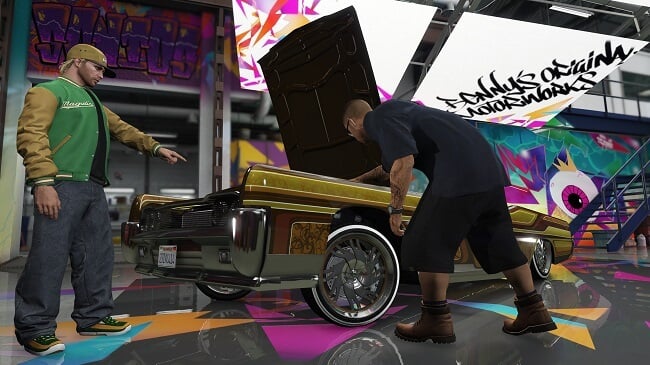 Benny’s garage in the Strawberry neighborhood of South Los Santos is the place to go for Lowrider customization.