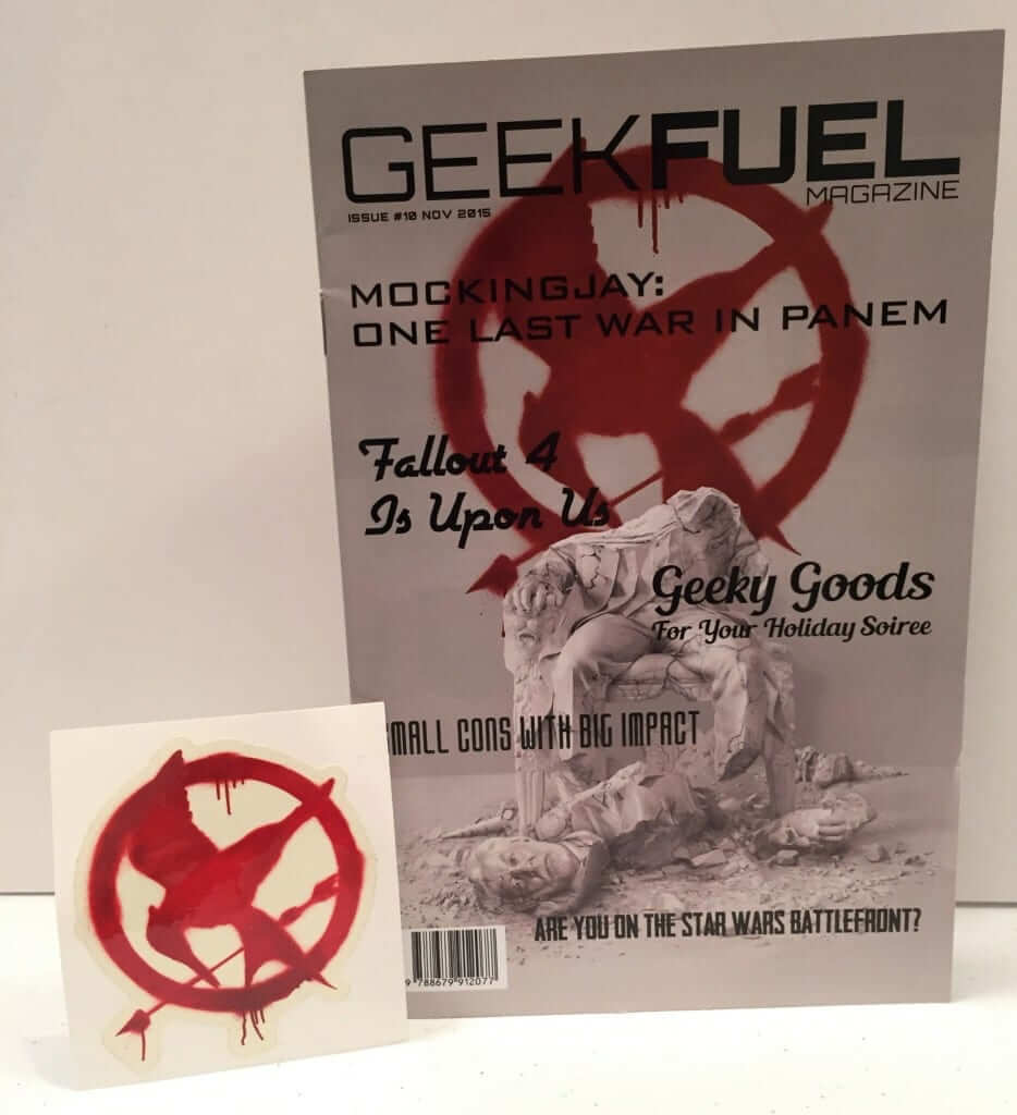Geek Fuel Magazine and Sticker