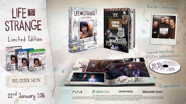 All the contents of the Life is Strange Limited Edition.