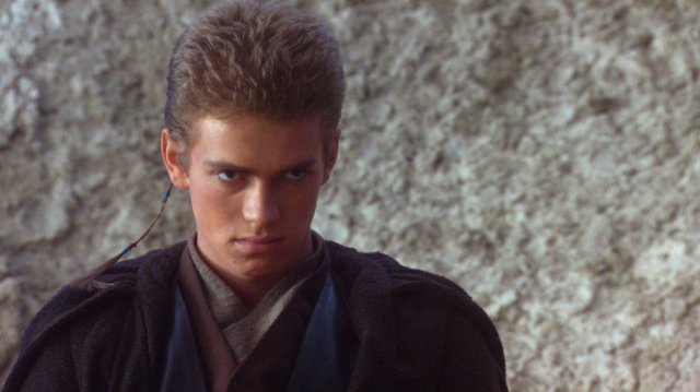 Anakin begins to struggle with a dark rage after his mother's death.
