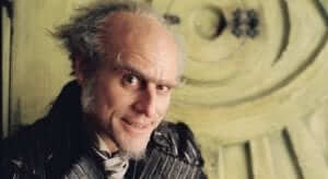 Carrey as Count Olaf in the 2004 film adaptation.
