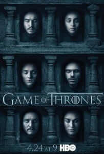 Game of Thrones - Jon Snow, Daenerys Targaryen, Sansa Stark, Robb Stark, Oberyn Martell, Cersei Lannister