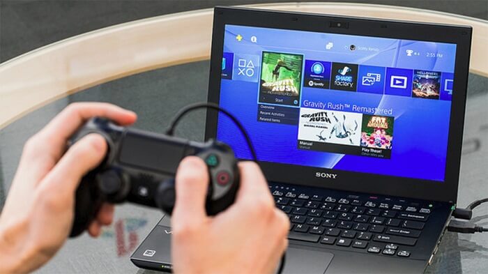 Stream your PS4 games to your computer with remote play.
