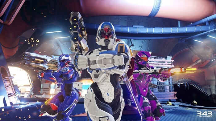 Team up with seven other players to complete different objectives and earn REQ points while doing it.