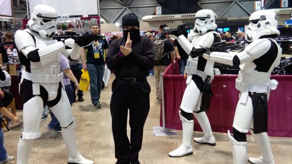 These poor stormtroopers don't know what they're getting themselves into. I'm the ninja, by the way!