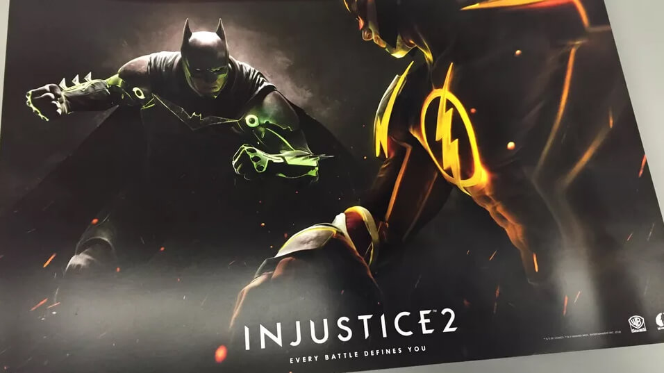 A tipster leaked this promo poster for Injustice 2