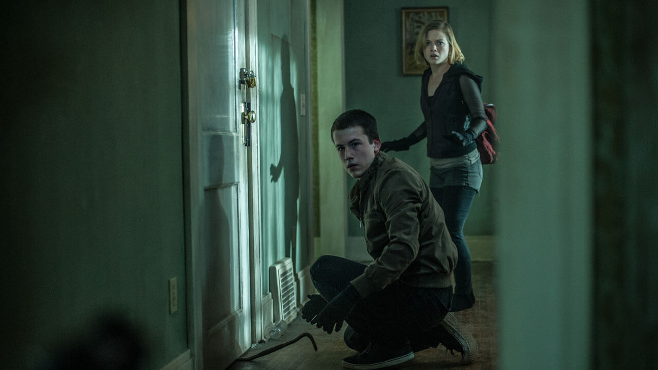 Dylan Minnette and Jane Levy star in Screen Gems' horror-thriller DON'T BREATHE.