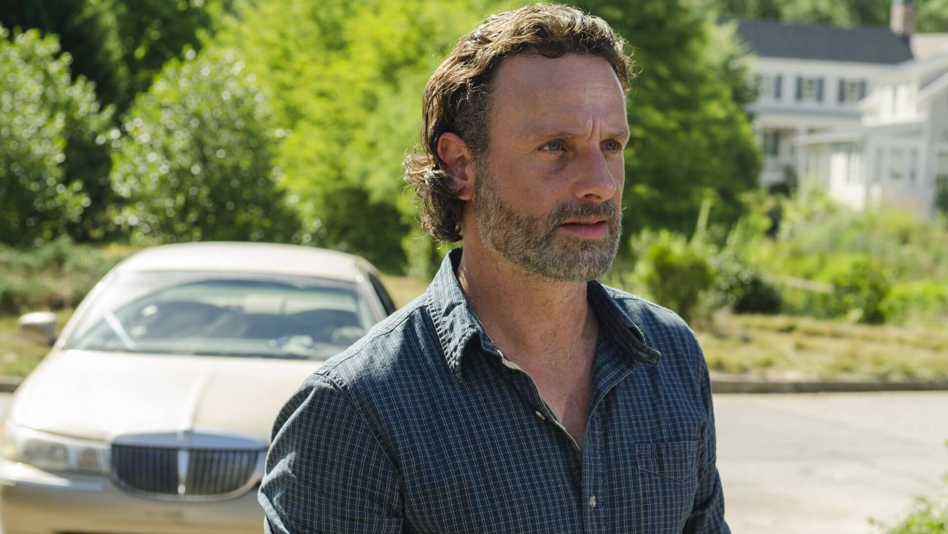 Rick in "Service" on The Walking Dead