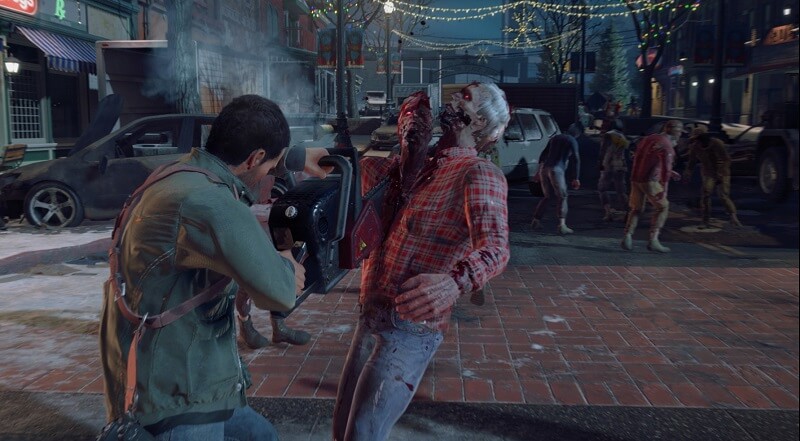 Chainsaw Zombie kill Dead Rising 4
