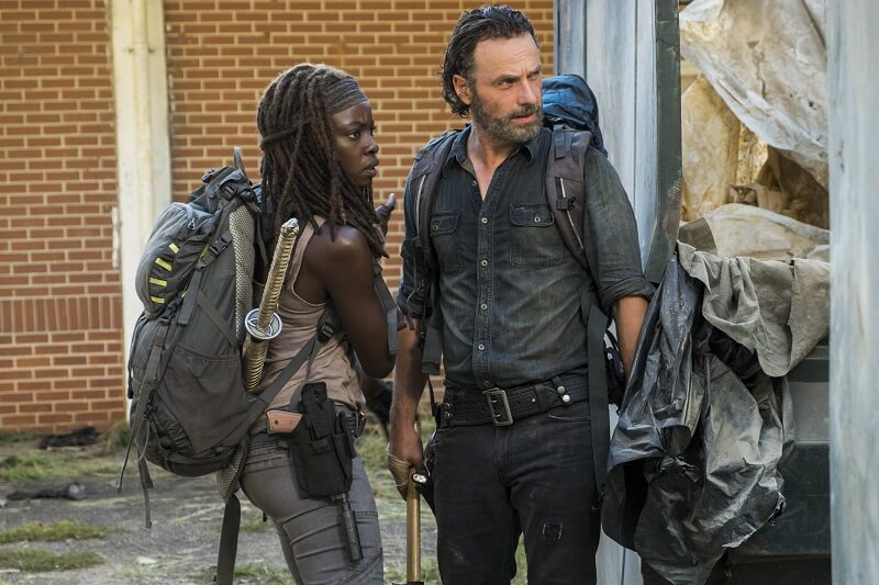 Rick and Michonne spend some time at the Carnival