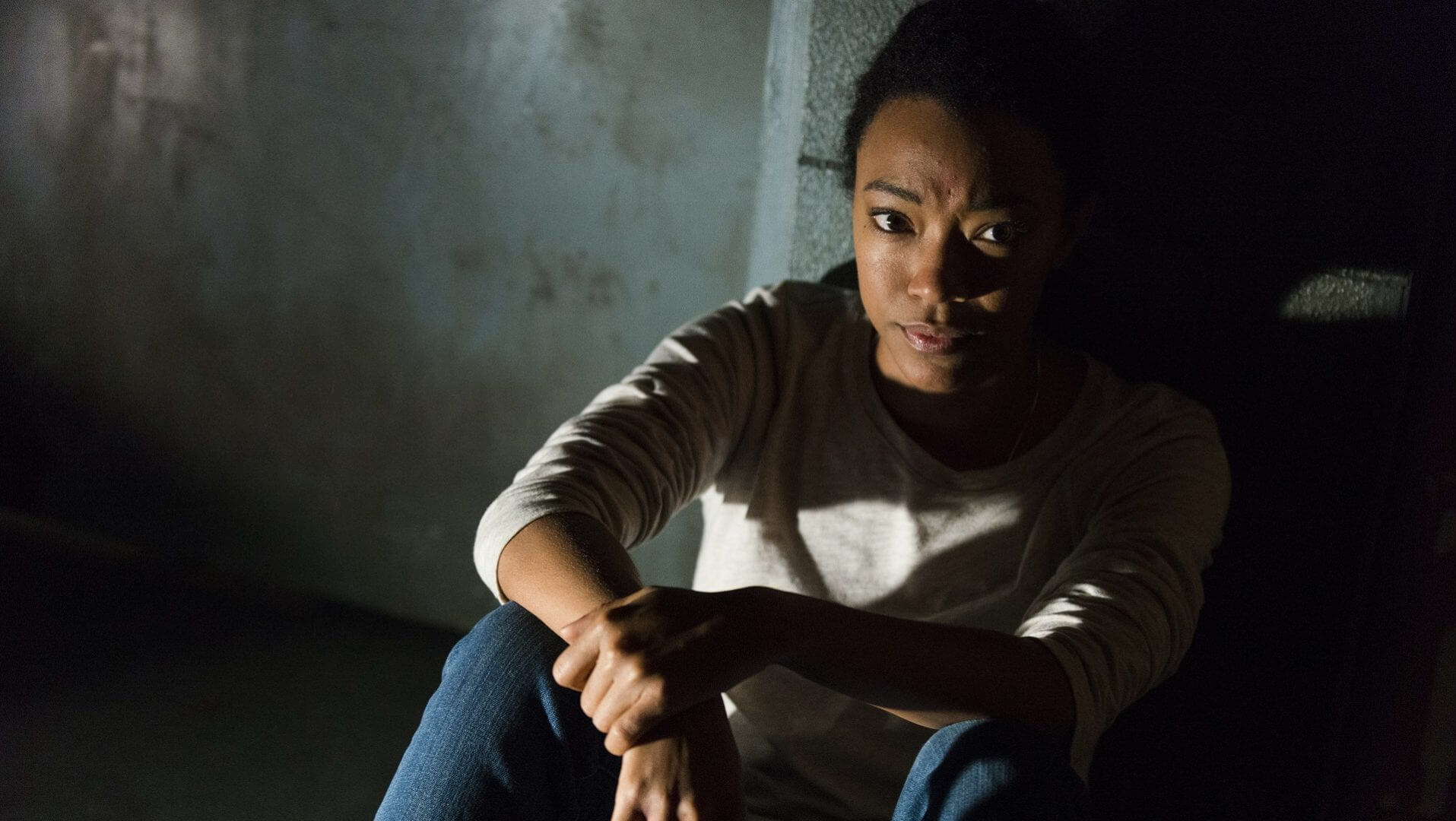 Sasha in Captivity at the Sanctuary on the Walking Dead
