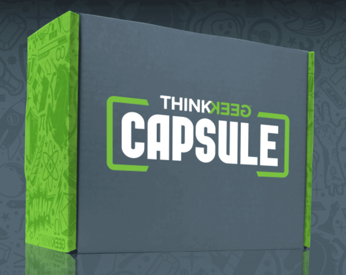 ThinkGeek Introduces New Mystery Box of Collectibles - ThinkGeek Capsule