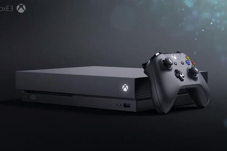 Xbox One X console photo