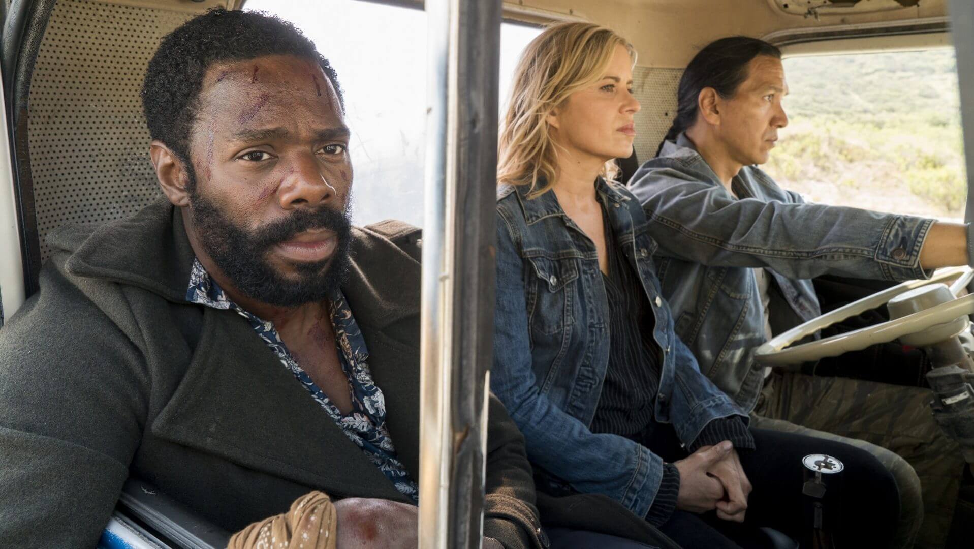Colman Domingo as Victor Strand, Kim Dickens as Madison Clark; group- Fear the Walking Dead