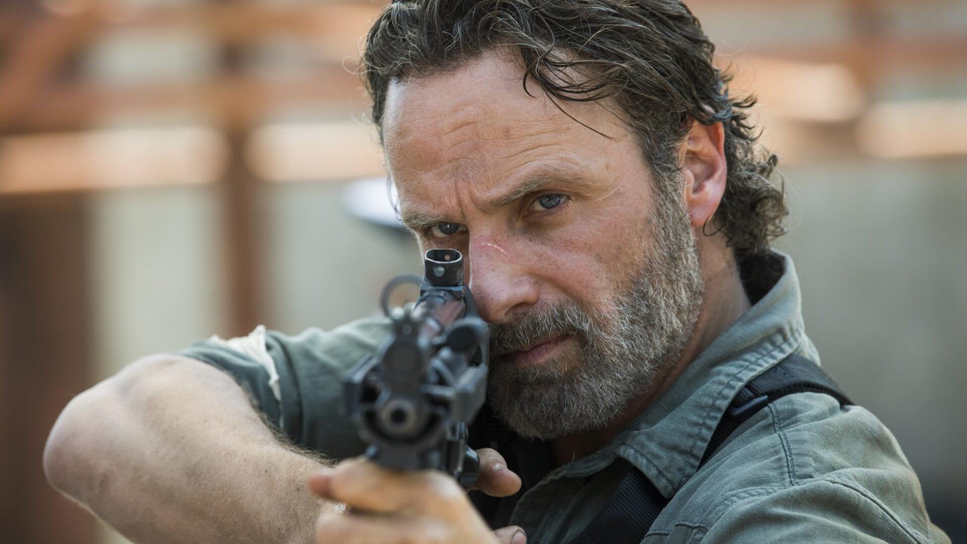 Andrew Lincoln as Rick Grimes - The Walking Dead _ Season 8