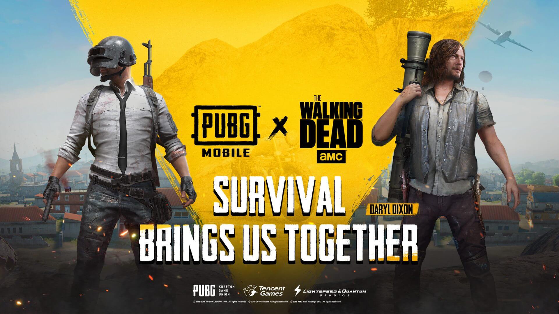 PUBG Mobile The Walking Dead Collaboration