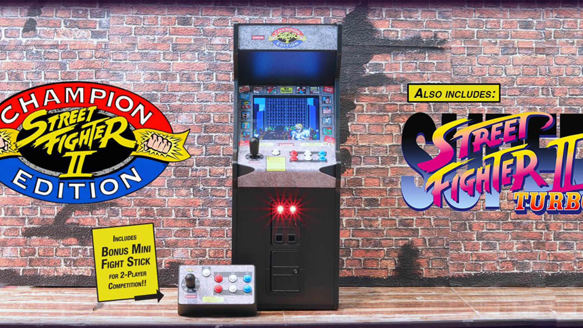 Street Fighter II Mini Arcade Machine