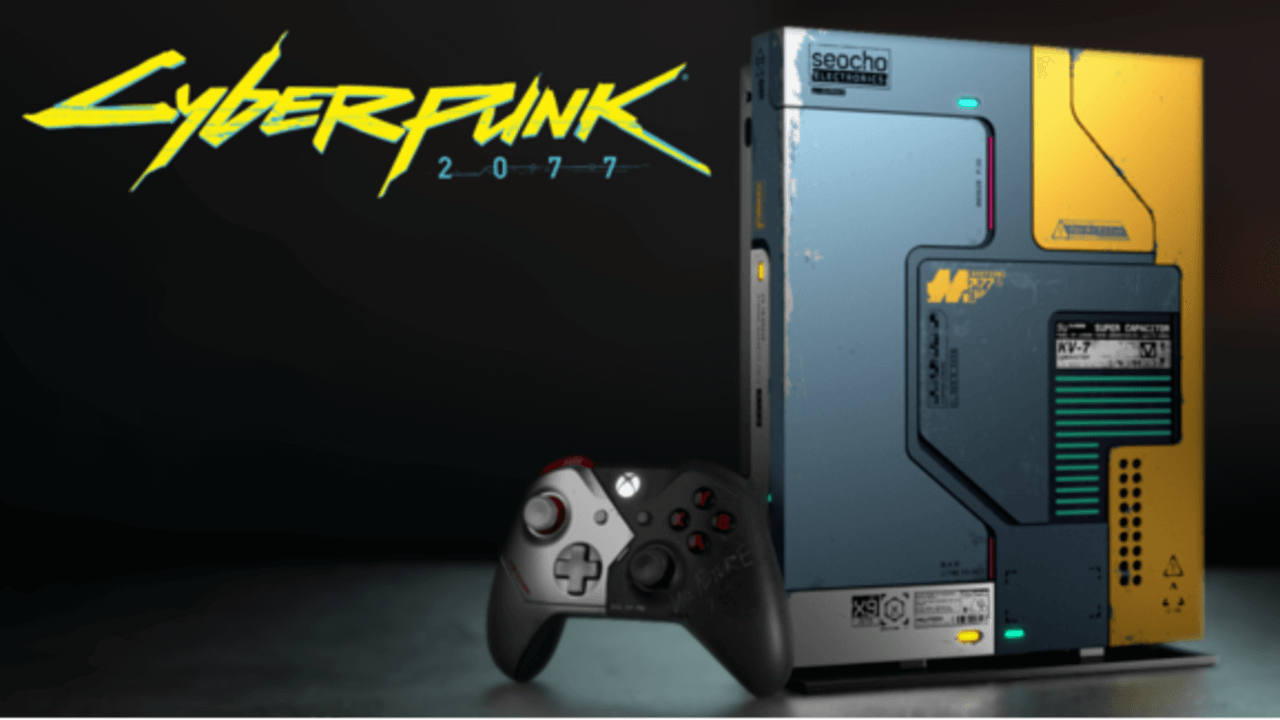 Cyberpunk 2077 Xbox One X console