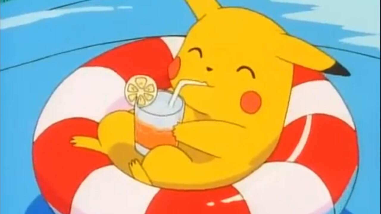 Pikachu Pokemon Themed Mixed Drinks