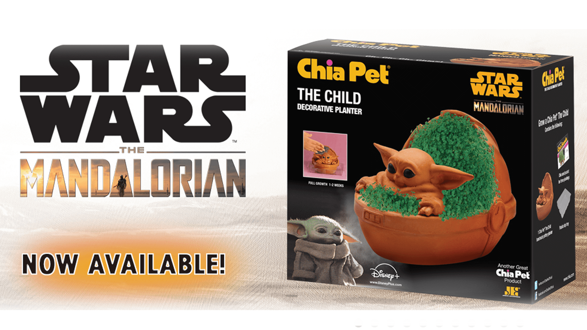 Star Wars Gifts: Baby Yoda Chia Pet & Vader Clapper