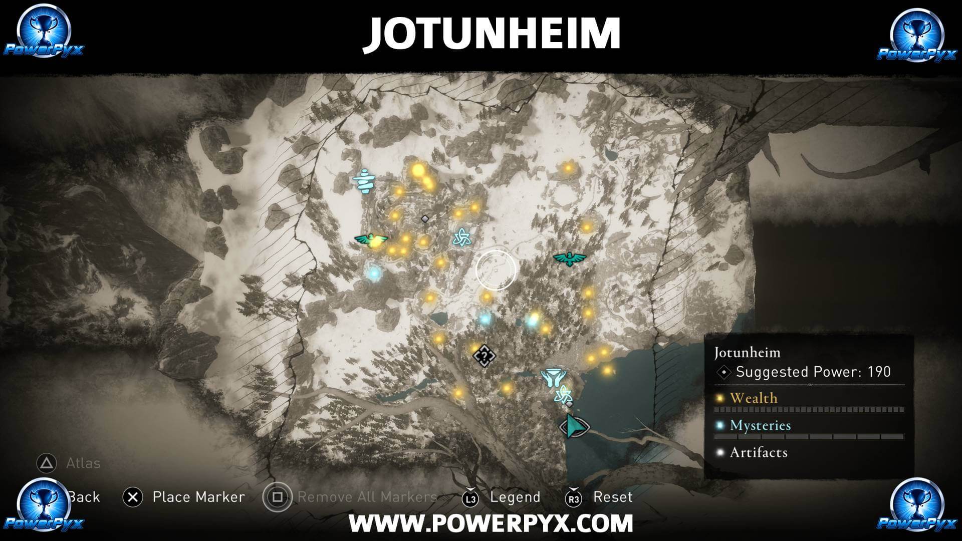 Valhalla Full Map Jotunheim