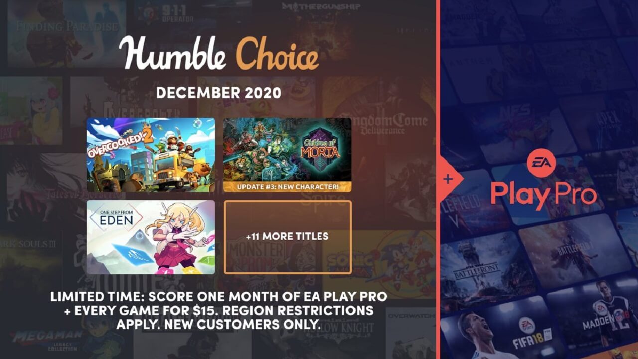 Humble Choice EA Play Pro