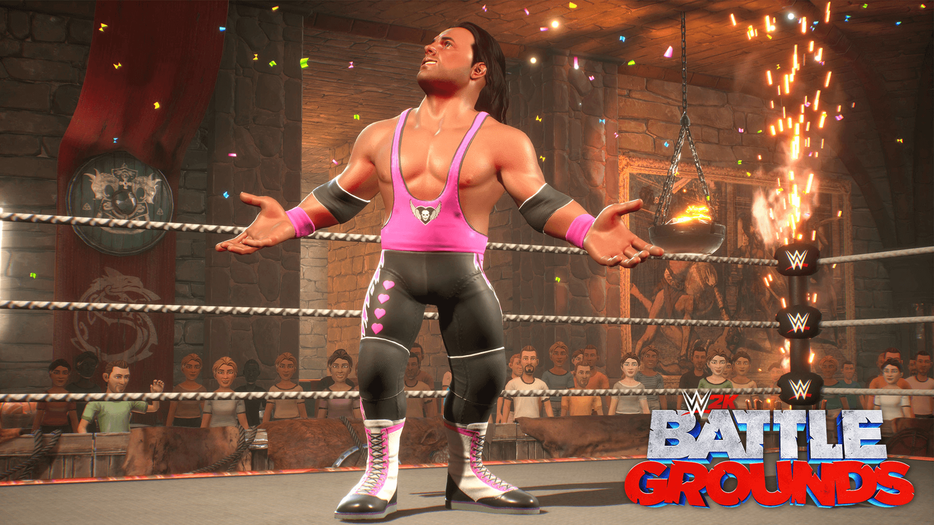 WWE 2K Battlegrounds Update: Bret Hart Arrives!