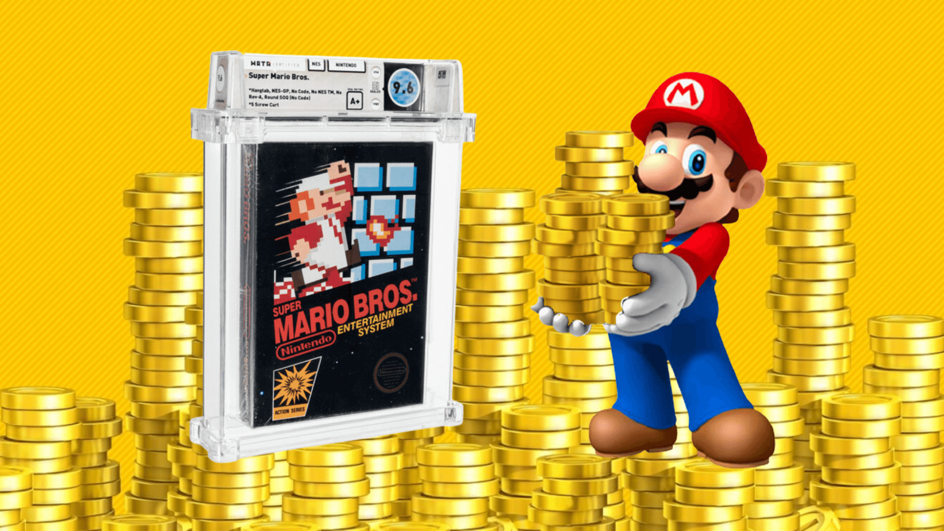Super Mario Bros NES, expensive video game