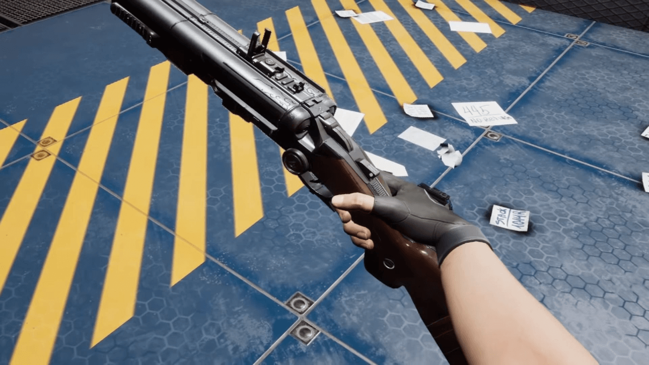 Double-Barrel Shotgun screenshot in VR