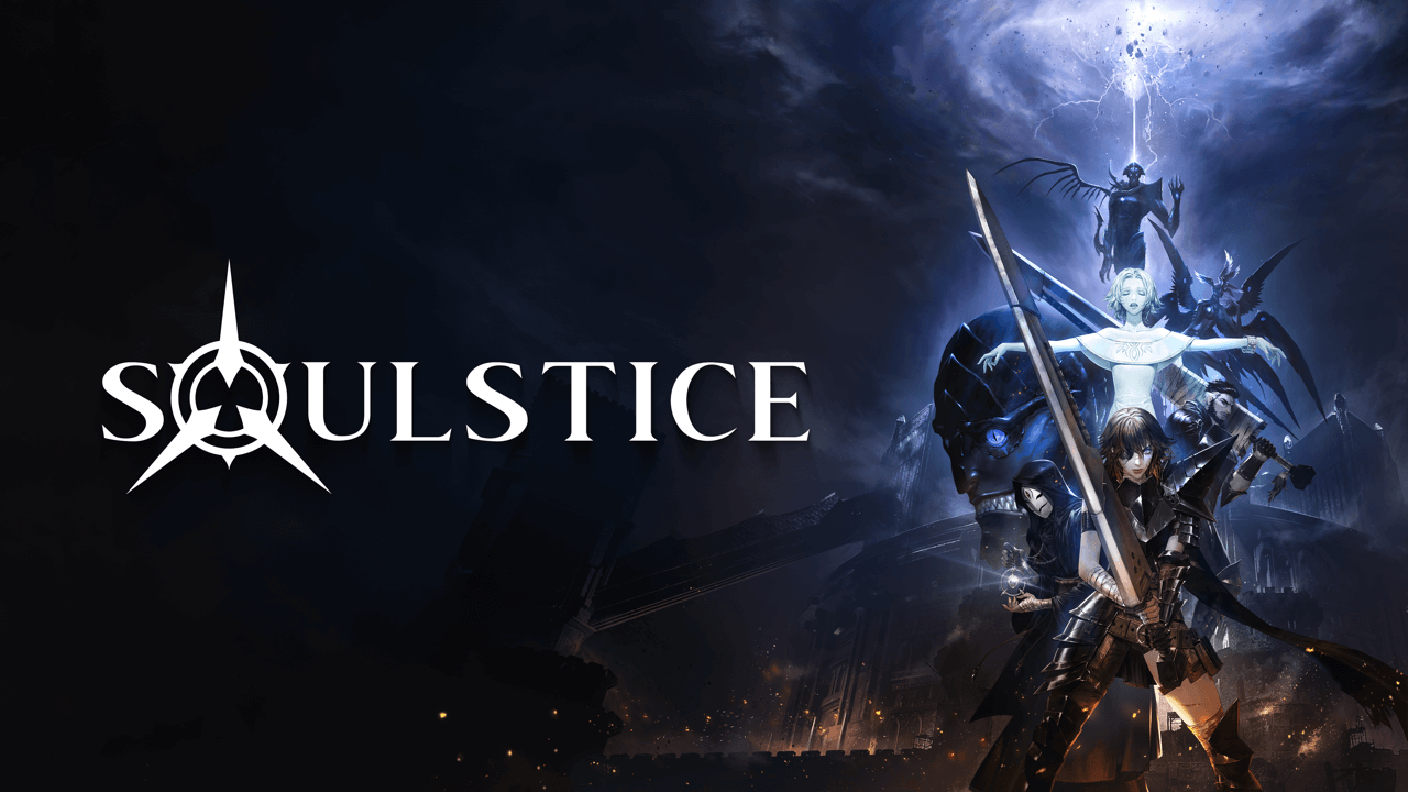 Soulstice action-adventure dual character hack-and-slash game intro image