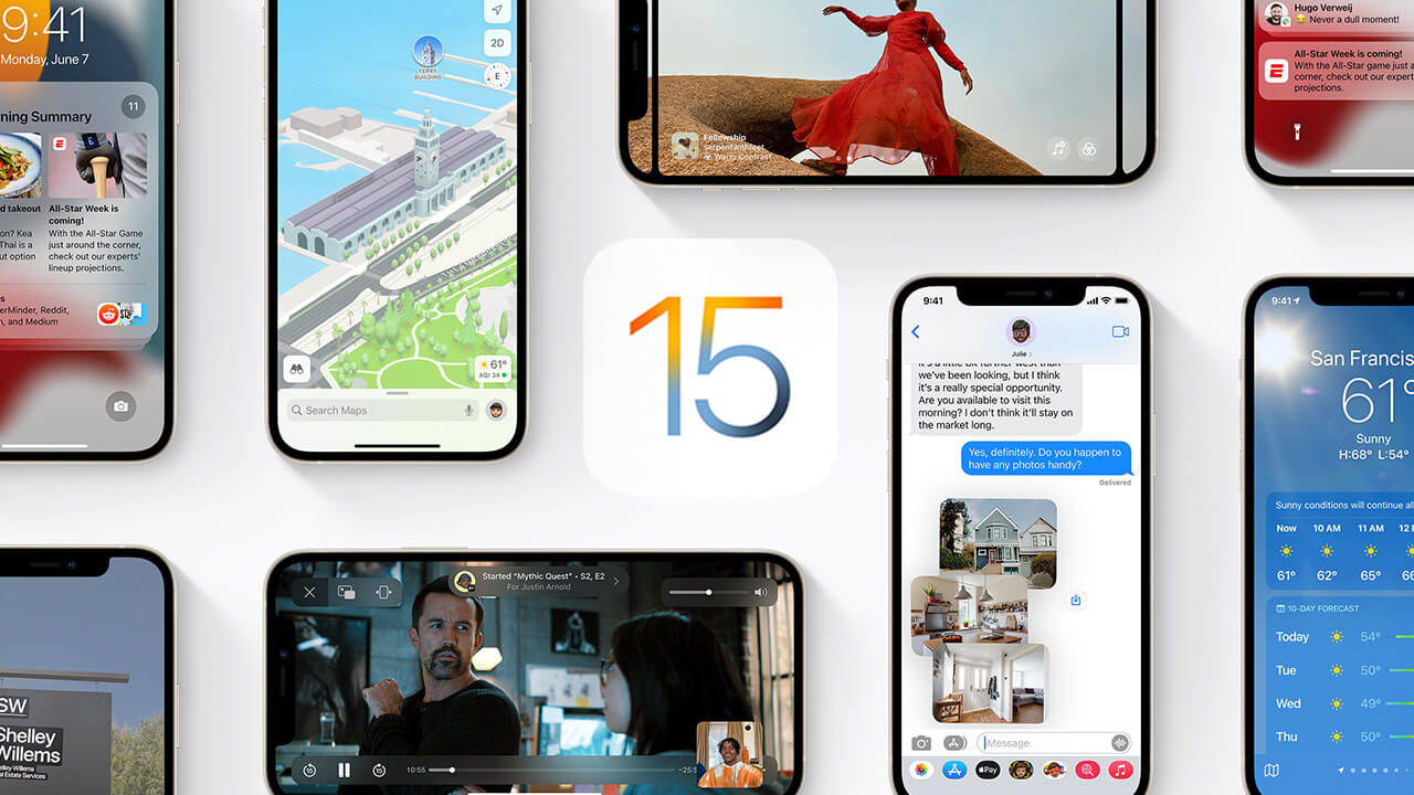 Apple iOS 15 beta