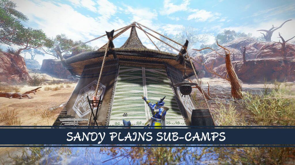 Monster Hunter Rise Sandy Plains Sub-camp locations