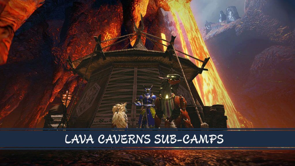 Monster Hunter Rise Lava Caverns Sub-camps location