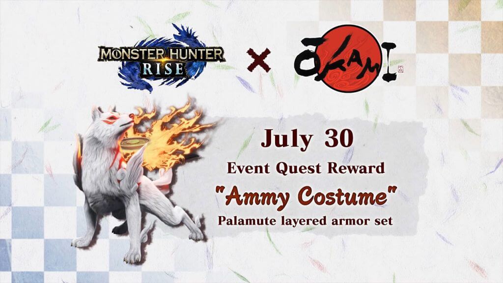 Monster Hunter Rise Okami collaboration