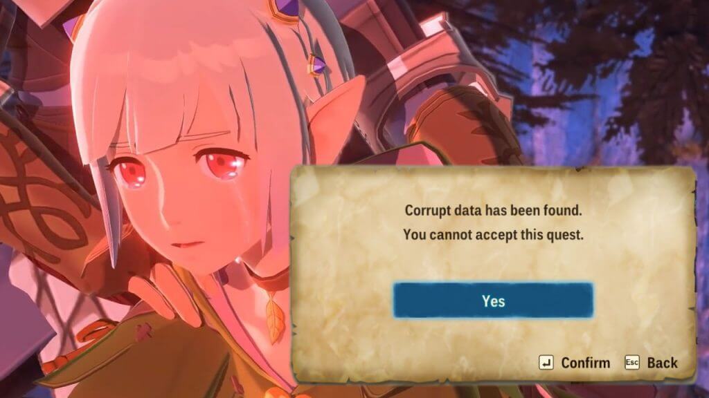 Monster Hunter corrupted data issue
