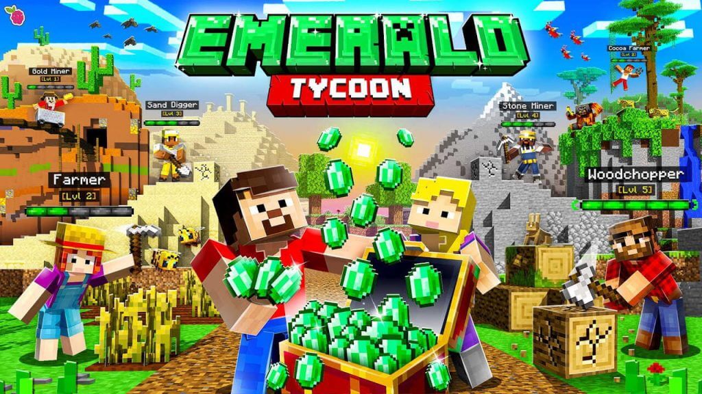 How to Get Minecraft Emerald Tycoon Map in Bedrock Edition