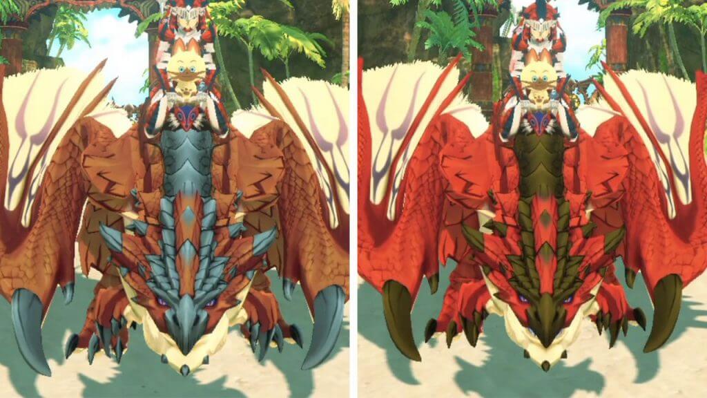 Monster Hunter Stories 2 Monster Coloring Feature Removed