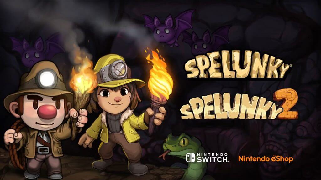 Spelunky 1 and 2 coming to Nintendo Switch eShop August 26