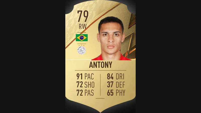 Antony Fifa 22 Ultimate Team card