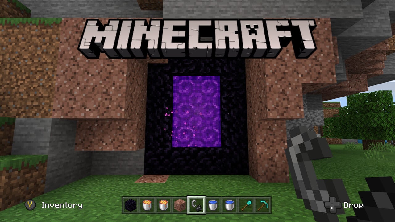 minecraft pc nether portal